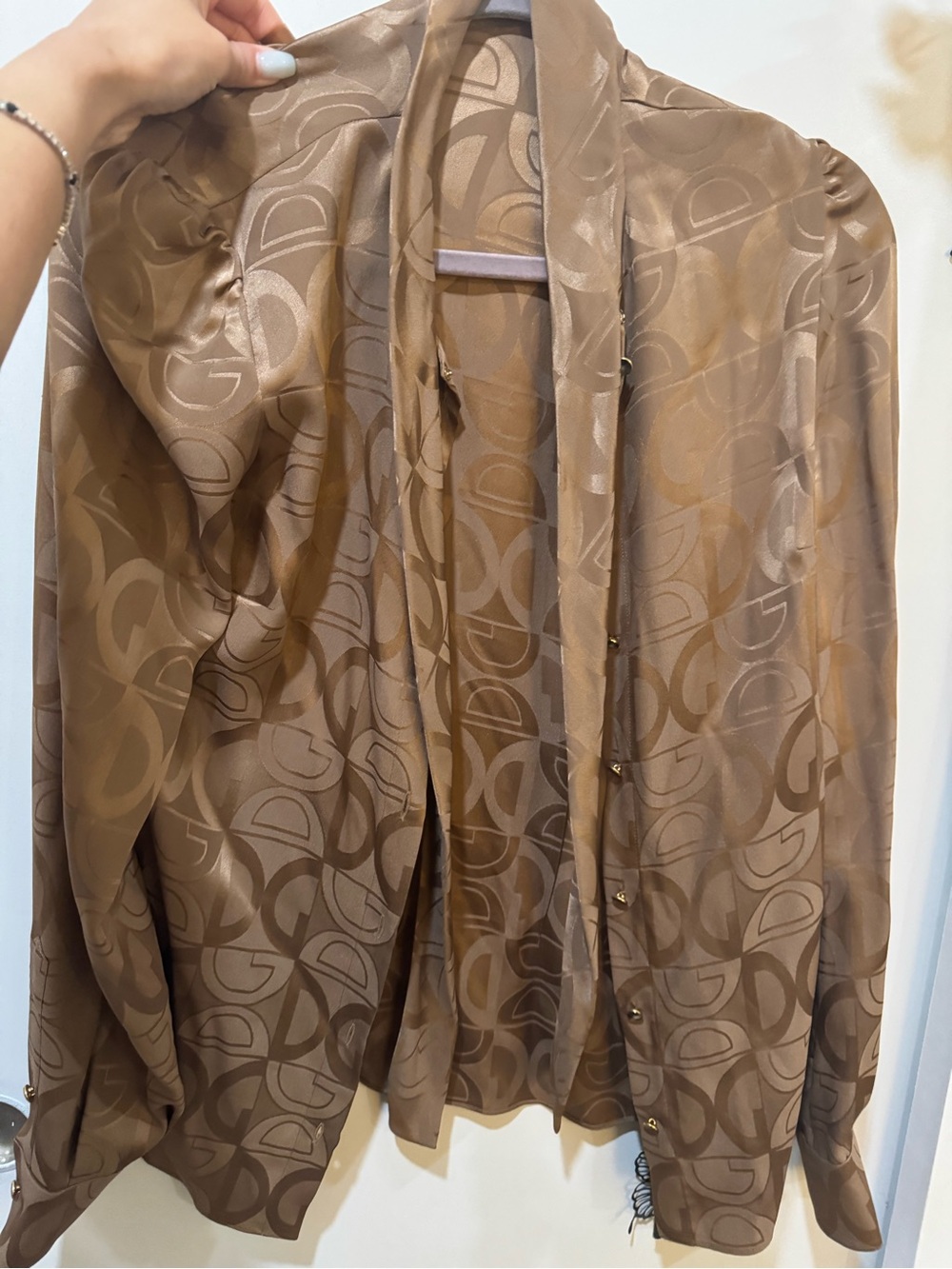 Womens button down classic D&G shirt Brand new - Picture 2 of 2